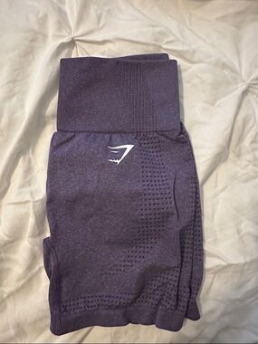 Gymshark Purple Seamless High-Waist Athletic Shorts